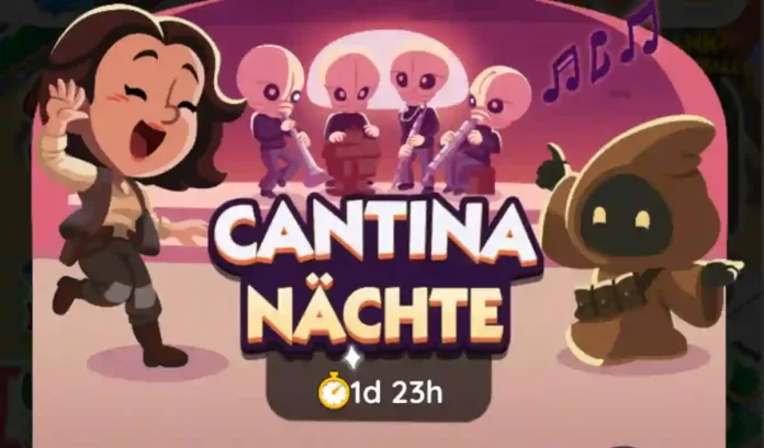 Belohnungsliste für Cantina Nachte Monopoly Go
